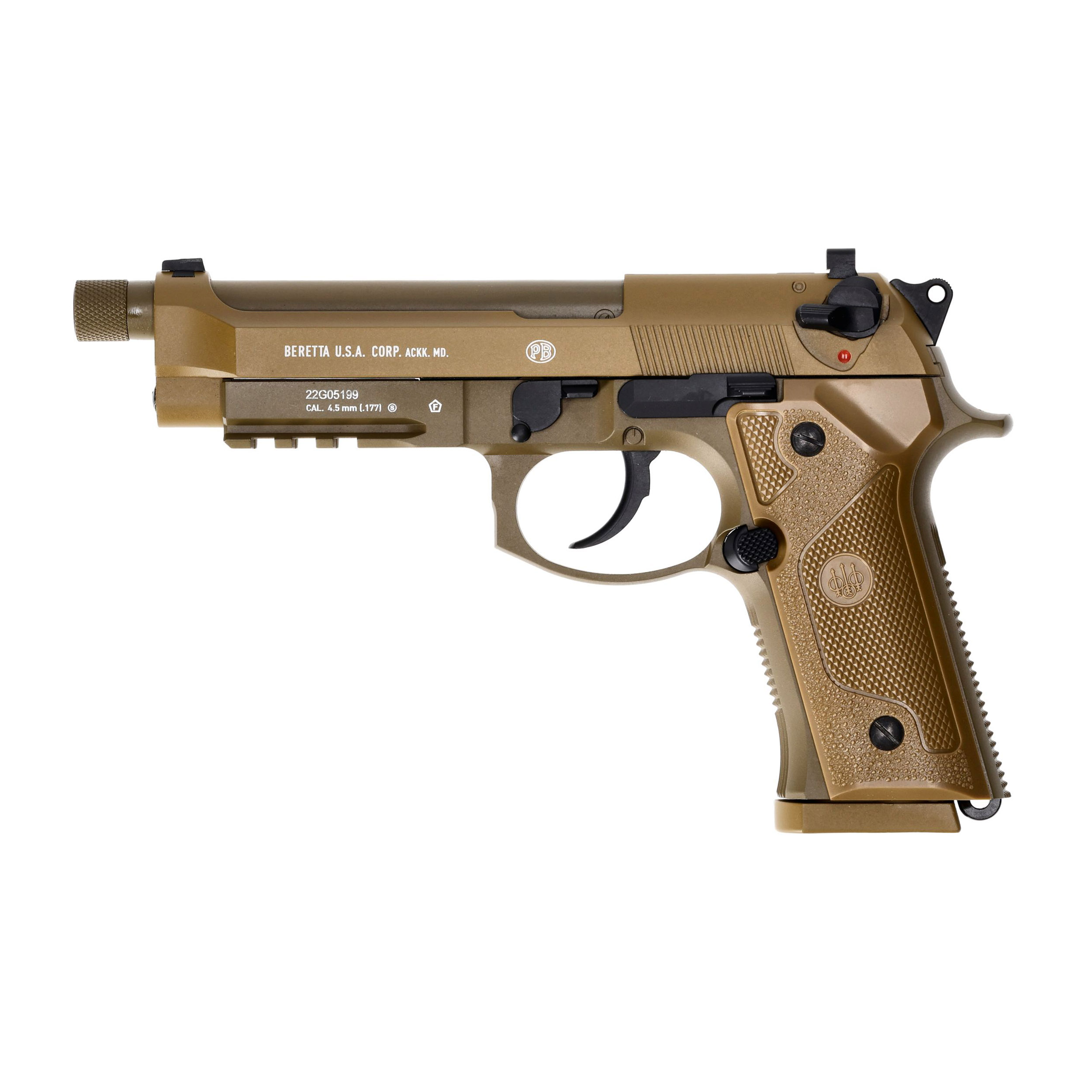 Фото - Пневматичний пістолет Umarex Pistolet wiatrówka Beretta M9A3 FM 4,5 mm brązowy  (5.8350)