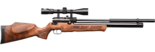 Wiatrówka karabinek KRAL PUNCHER Maxi W Silent 4,5 PCP-drewno