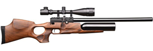 Wiatrówka karabinek KRAL PUNCHER JUMBO W PCP 4,5 drewno
